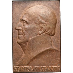 II RP, plakieta, Stanisław Staszic, Mennica Państwowa w Warszawie