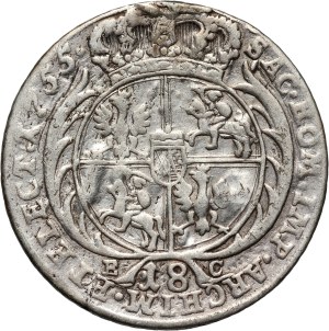 August III, ort 1755 EC, Leipzig