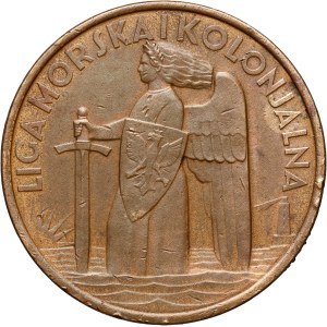II RP, medal bez daty (1935), Liga Morska i Kolonjalna / XV-lecie odzyskania dostępu morza