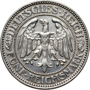Germany, Weimar Republic, 5 Mark 1929 A, Berlin