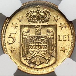 Rumänien, Michael I., 5 Lei 1930 H, Birmingham