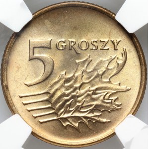 III RP, 5 groszy 1992, Warszawa
