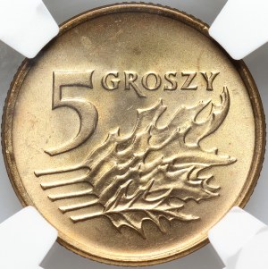 III RP, 5 grosz 1992, Warsaw