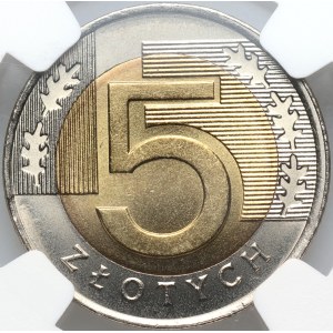 III RP, 5 złotych 2008, Warszawa
