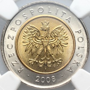 III RP, 5 zl 2008, Warsaw