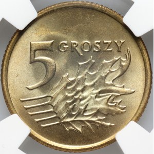 III RP, 5 groszy 2001, Warszawa