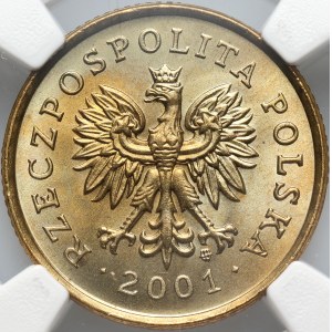 III RP, 5 groszy 2001, Warszawa