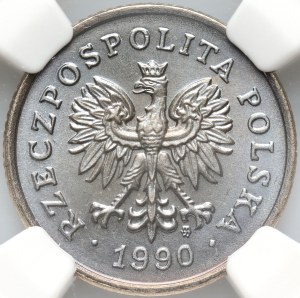Third Republic, 50 pennies 1990, Warsaw