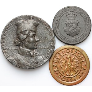 Polska, zestaw medali, (3 sztuki)