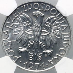 PRL, 5 zloty 1971, Fisherman
