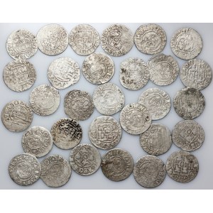 Okupacja Szwedzka, Polska, zestaw półtoraków, (30 sztuk)