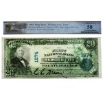 United States of America, National Bank, Webster City, 20 dollars 1902