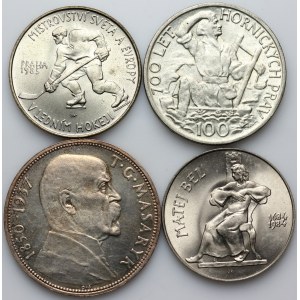 Czechoslovakia, set of coins from 1937-1985, (4 pieces)