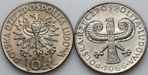 People's Republic of Poland, coin set from 1966-1971, (2 pieces)