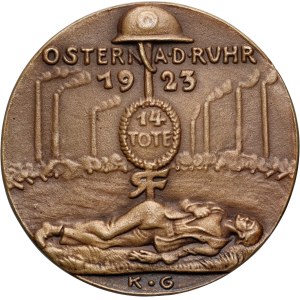 Germany, medal from 1923, Der Rütli Schwur, Essen, Goetz