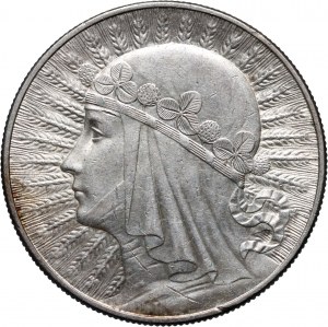 II RP, 10 zloty 1932, Warsaw, Head of a Woman