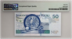 III RP, 50 zloty 25.03.1994, series AA PMG 65 EPQ