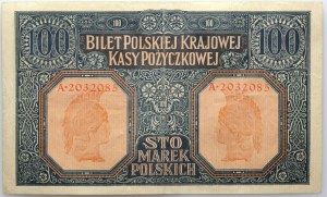 General Government, 100 marks 9.12.1916, General, series A