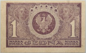 II RP, 1 Polish mark, 17.05.1919, PC series