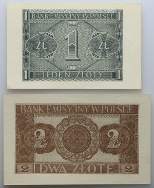 General Government, 1+2 gold 1.08.1941, BB/AF series