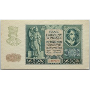 Generalna Gubernia, 50 złotych 1.03.1940, seria C