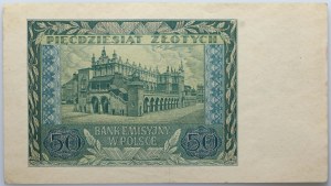 General Government, 50 zloty 1.03.1940, series C
