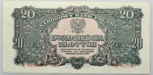 People's Republic of Poland, 20 gold 1944 