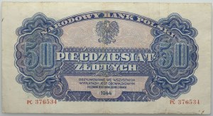 People's Republic of Poland, 50 gold 1944 