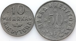 Kovel, set of tokens, 50th Borderland Rifle Regiment, (2 pieces)