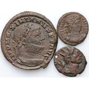 Antique, coin set, (3 pieces)