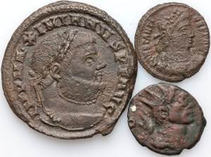 Antique, coin set, (3 pieces)