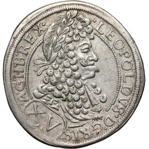 Hungary, Leopold I, 15 Kreuzers 1695 CH