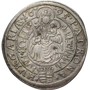 Hungary, Leopold I, 15 Kreuzers 1695 CH