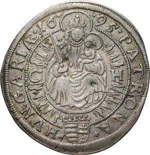 Hungary, Leopold I, 15 Kreuzers 1695 CH