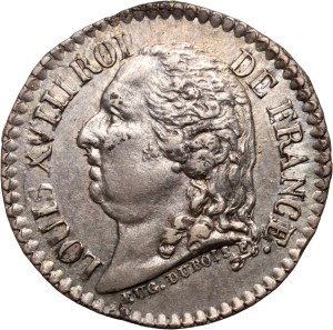France, Louis XVIII, silver medal ND (1818), Henri IV