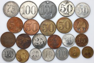 Germany, token set, (23 pieces)