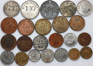 Germany, token set, (23 pieces)