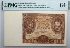 II RP, 100 zloty 9.11.1934, C.J. series.