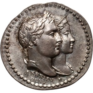France, Napoleon I, miniature medal 1810, Marriage to Marie Louise