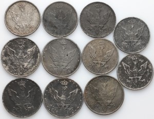 Kingdom of Poland, set of coins from 1917-1918, (11 pieces)
