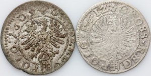 Sigismund III Vasa, set of pennies from 1609-1612, Cracow, (2 pieces)
