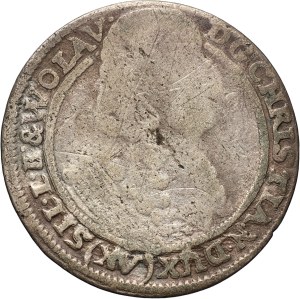 Silesia, Duchy of Brzesko-Legnicko-Wołowskie, Chrystian Wołowski, 15 krajcars 1664, Brzeg