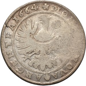 Śląsk, Księstwo Brzesko-Legnicko-Wołowskie, Chrystian Wołowski, 15 krajcarów 1664, Brzeg