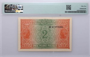 General Government, 2 Polish marks 9.12.1916, General, series B