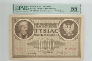 II RP, 1000 Polish marks 17.05.1919, Ser. O