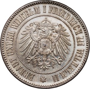 Germany, Prussia, medal from 1894, Inauguration of the Reichstag building in Berlin, rare