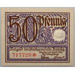 Wolne Miasto Gdańsk, 50 fenigów 15.04.1919, fioletowy