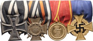 Germany, Reich, four-medal spangles