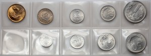 People's Republic of Poland, 1949-1958 coin set, (9 pieces)