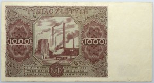 PRL, 1000 zloty 15.07.1947, series B